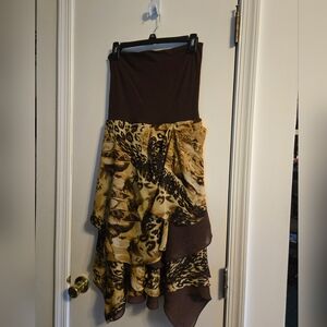 Animal Print Convertible Dress/Skirt